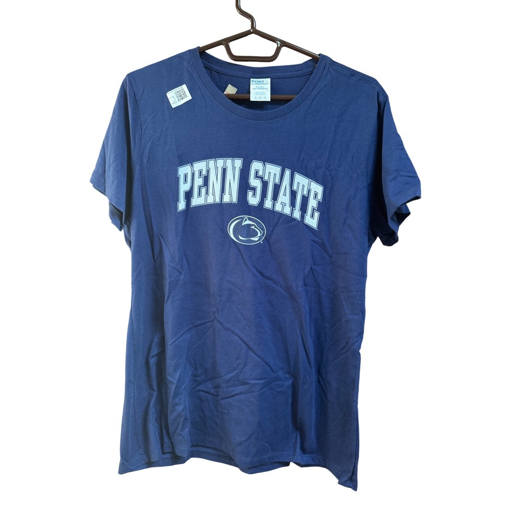 Port & Company Penn State Nittany Lions Fan Favorite‎ T-Shirt Large Navy Blue